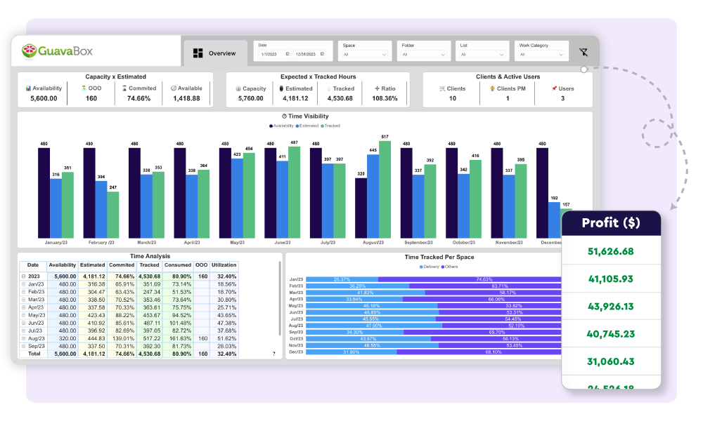 Agency Profitability Reporting and Optimization