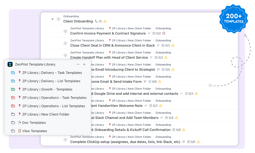 Process Templates in ClickUp