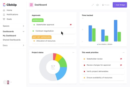 granular reporting in clickup